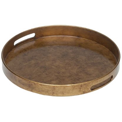 Golden Round Tray - 37.5cm 05/11/2021 08:10:36