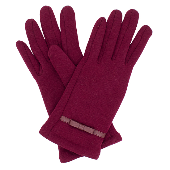 Maroon gloves sales winter