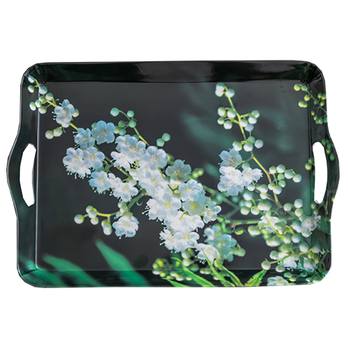 Table Charm Direct. Botanical Melamine Tray 53cm