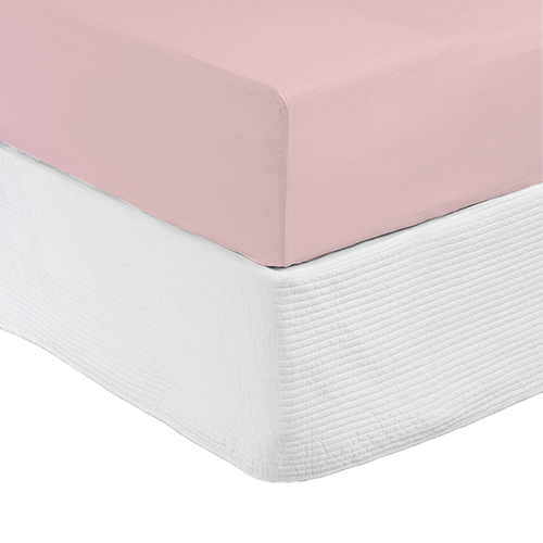 Table Charm Direct. Fitted Sheet Dusty Pink - Queen