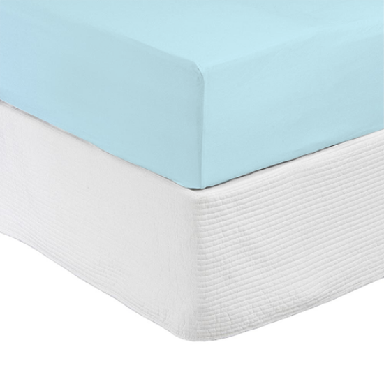Picture of Fitted sheet Light Blue - Queen