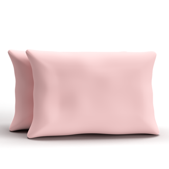 Picture of Std Pillowcase Dusty Pink 2pk - 54 x 70 x 15cm