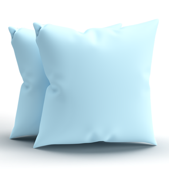 Picture of Continental Pillowcase Light Blue 2pk
