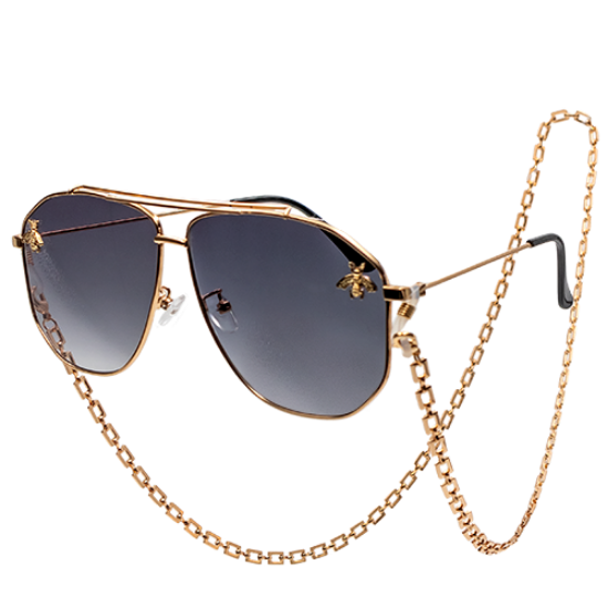 Picture of Square Link Gold Glasses Chain