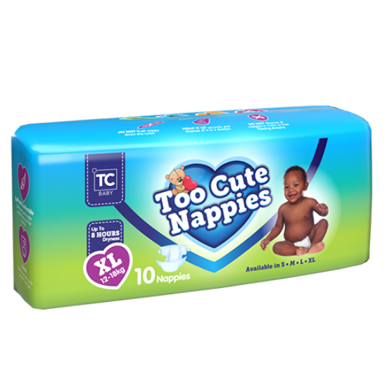 Picture of (36) Too Cute Nappies 36's - Size L (8-14kg)