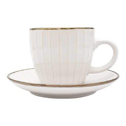 Show details for (6) Angelic Teacup & Saucers 200ml Picture of (6) Angelic Teacup & Saucers 200ml