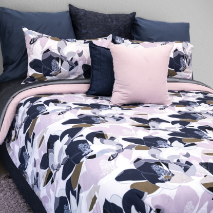 Picture of Floral Gaze Set - Pink / Navy King