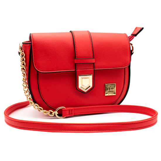 Table Charm Direct. Melody Crossbody, Red