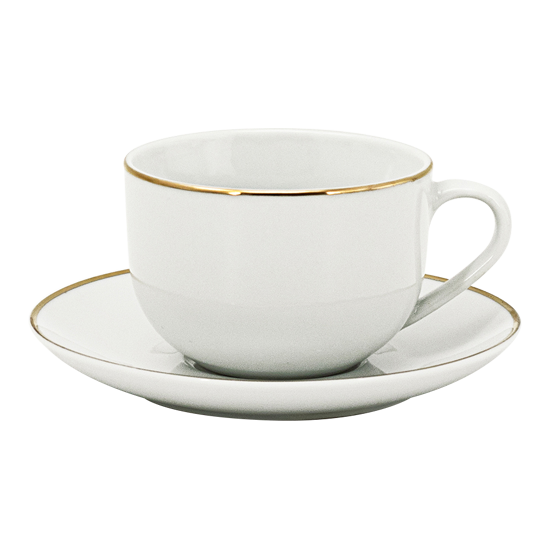 Table Charm Direct. (6) Victoria Teacup & Saucers - 220ml