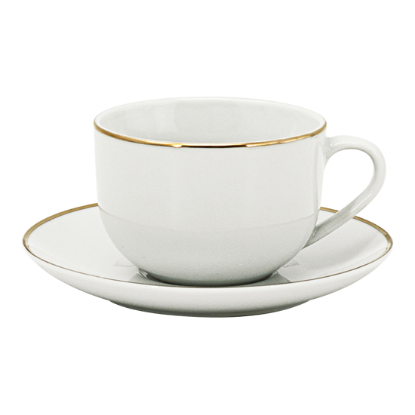 (6) Victoria Teacup & Saucers - 220ml (6) Victoria Teacup & Saucers - 220ml