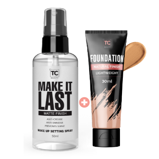 Picture of Foundation Caramel - 30ml + Setting Spray Combo