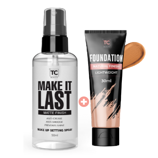 Picture of Foundation Almond  - 30ml + Setting Spray Combo