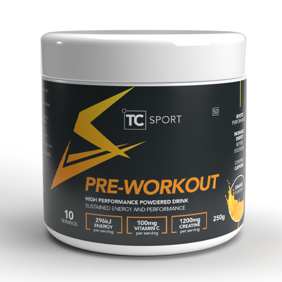 Table Charm Direct. PreWorkout Powdered Drink Orange 250g