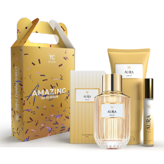 Picture of Aura Gold 50ml + Lotion + Purse Spray + Gift Box