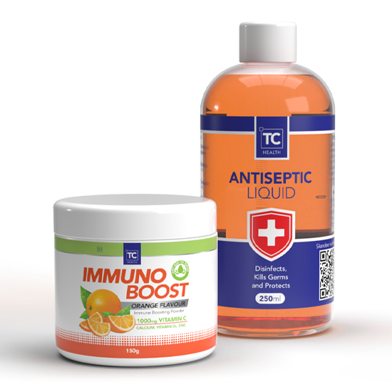 Picture of Immuno Boost powder 150g + Antiseptic Liquid  Free