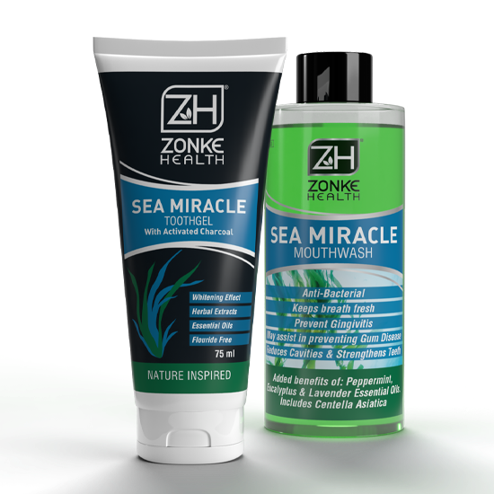 Picture of Sea Miracle Tooth Gel - 75ml + Mouth Wash - 200ml