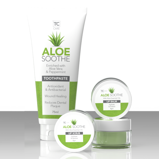 Picture of Aloe Tooth Gel 75ml + Lip Scrub 8gm + Lip Balm 8gm