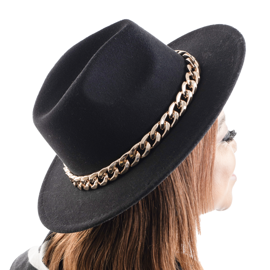 Picture of Serena Black Fedora Hat