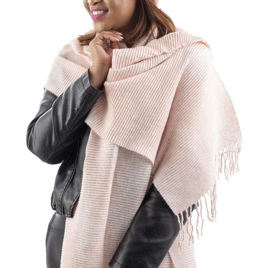 Picture of Amara Pink Winter Wrap