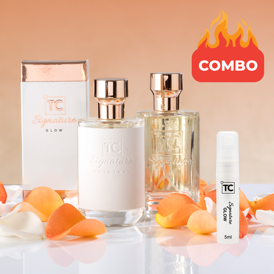 Signature Glow - 50ml (Her) + Free S/Glow - 5ml|Table Charm Direct