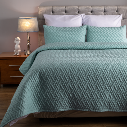 Eton Quilt Bed Set 3piece Queen 250x220cm Picture of Eton Quilt Bed Set 3piece Queen 250x220cm