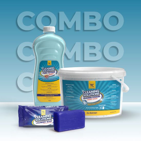 Picture of Washing Powder 2Lt + Laundry Soap + Softner 1.5Lt