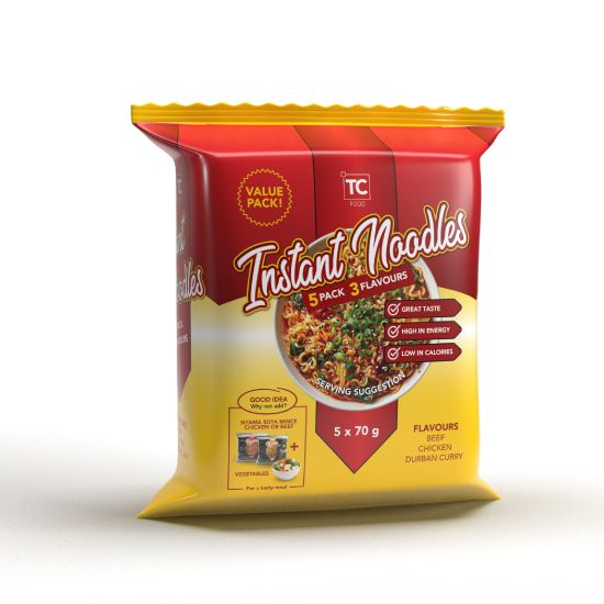 Instant Noodles 5 x 70g Assorted