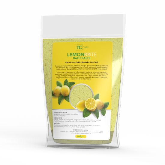 Lemon Brite Bath Salts - 600gm