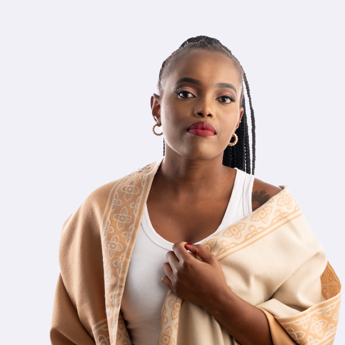 Premium Cream Winter Wrap