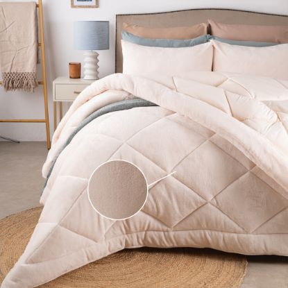 Picture of Sophia Comforter Set 3pc - Pearl  - Queen