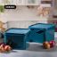 Picture of (PS190 + PS190) (2) Square Food Storage 3Lt Teal