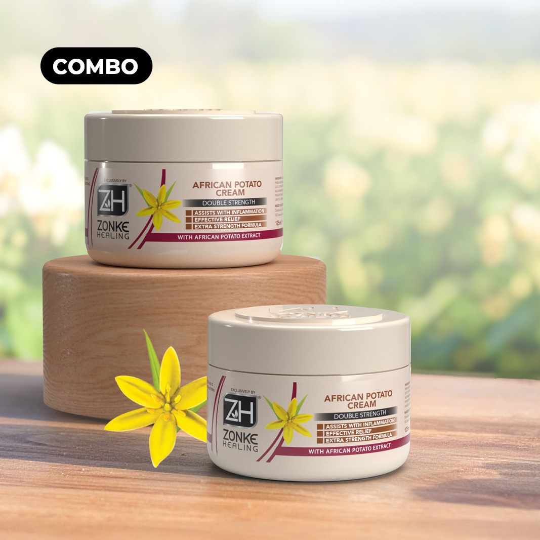 ZH15+ZH15) African Potato Cream - 125ml + 1 FREE|Table Charm Direct