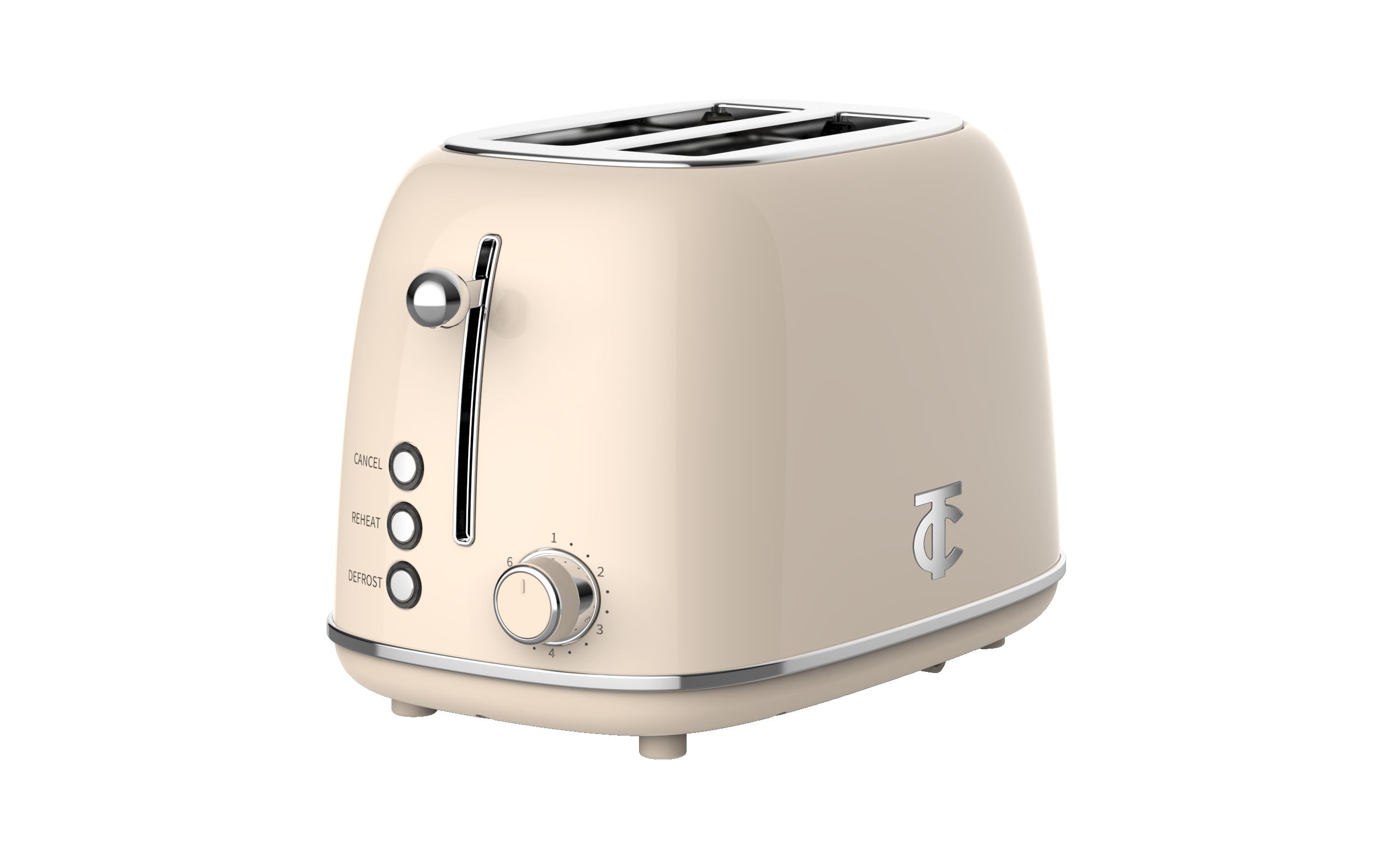 2 Slice Toaster - Cream|Table Charm Direct