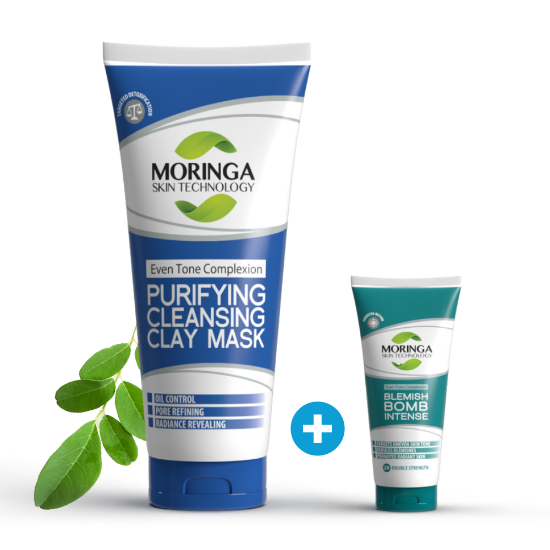 Picture of (MR20+MR35) Moringa Clay Mask + Blemish Bomb