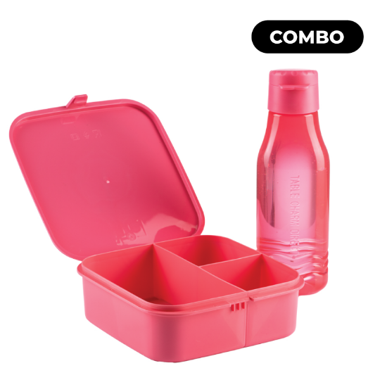【未開封】LUNCH TIME SPEAK/FLICK 4枚セット WW130 + WLK15) Kid's Lunch Set - Candy Pink (New)|Table Charm Direct