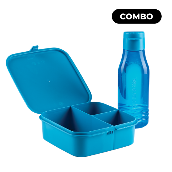 WW135 + WLK20) Kid's Lunch Set - Aqua Blue (New)|Table Charm Direct