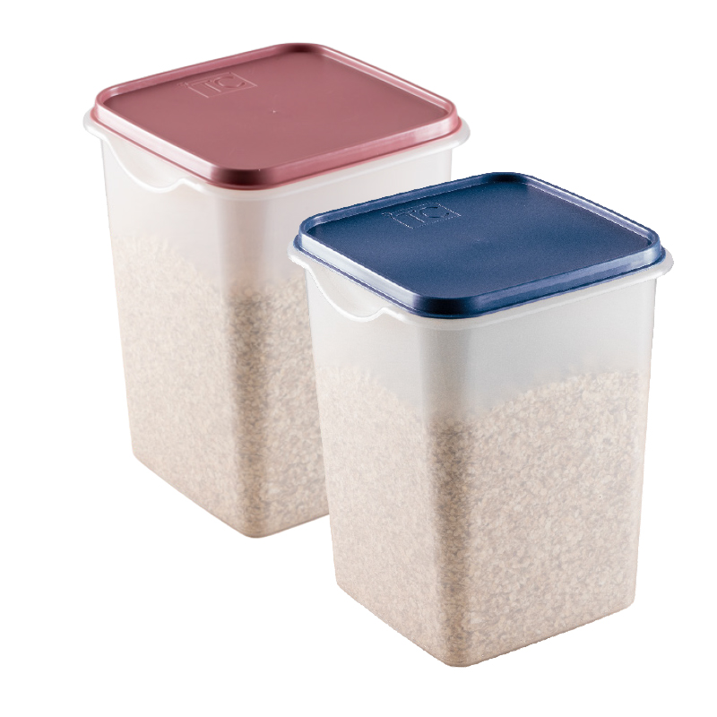 (PS450+PS470) Easy Store W/Lids 6Lt Coral + Navy|Table Charm Direct