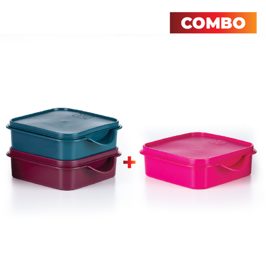 Picture of (PS101+PS118+WLK55) - (2) Lunch Box 1.5Lt + FREE