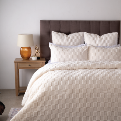 Picture of Mia Comforter Set 3pc - Cream - King