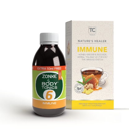 Picture of (BT06L+ZT25) Body Tonic Immune + Immune Tea Bags