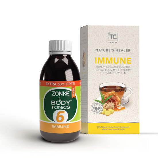 Picture of (BT06L+ZT25) Body Tonic Immune + Immune Tea Bags