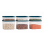 Picture of PS400+PS405 Easy Store Square W/Lid 1.5Lt+3Lt Teal