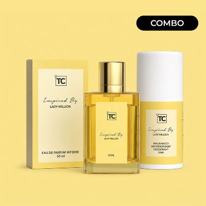 Picture of (LM08+LM20) Lady Million 50ml + Roll-On FREE