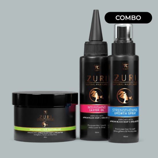 Picture of (TB01+TB02+TB03) Zuri Caster Oil+Growth Spray+Mayo