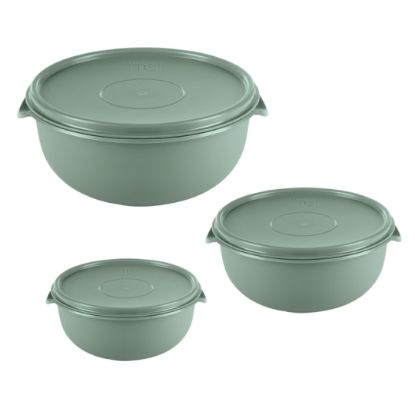 Picture of (WLK85)Bowls/Lids-Sage Green 5L+2.5L+FREE 1,25L