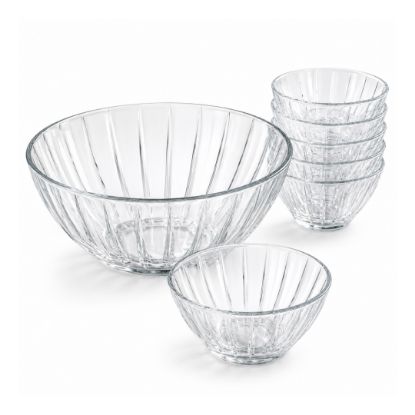 Picture of SR202+SR204 (6)Serenity Dessert Bowls+Serving Bowl